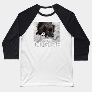Cute Doggie With ball Baseball T-Shirt